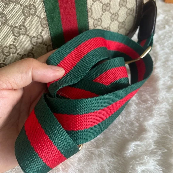 Gucci Brown cherry line crossbody bag - Picture 10 of 16